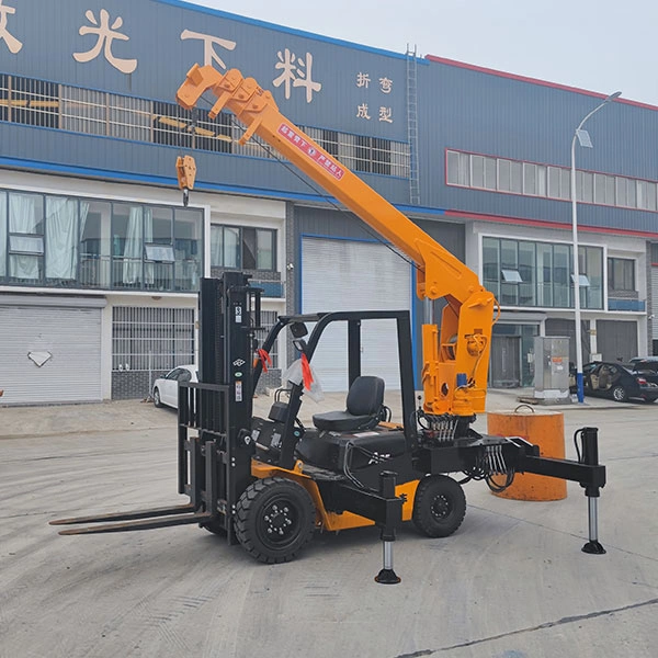 CM-T500 Off-Road Forklift with Multi-Function Rear Crane