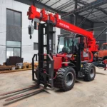 CM-T300 Off-Road Forklift with Multi-Function Rear Crane